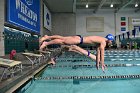Swimming vs Babson  Wheaton College Swimming & Diving vs Babson College. - Photo By: KEITH NORDSTROM : Wheaton, Swimming
